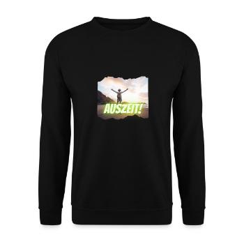 Auszeit Urlaub Sonne und Meer braucht jeder - Unisex Pullover - Schwarz - Vorne - Alina (178cm) & Michal (187cm)