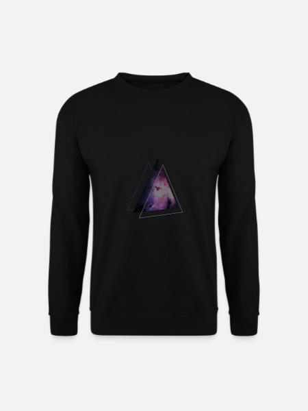 triangle de l’espace - Sweat-shirt Unisexe - noir