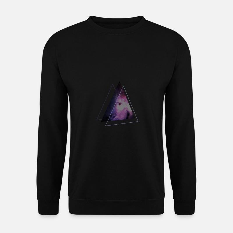 space triangle - Unisex Sweatshirt - black