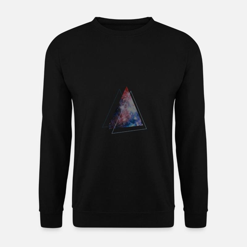 triangle space - Unisex Sweatshirt - black