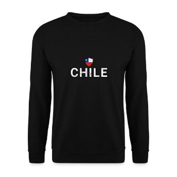 Chile - Unisex Pullover - Schwarz - Vorne - Alina (178cm) & Michal (187cm)
