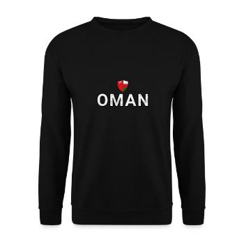 Oman - Unisex Sweatshirt - black - Front - Alina (178cm) & Michal (187cm)