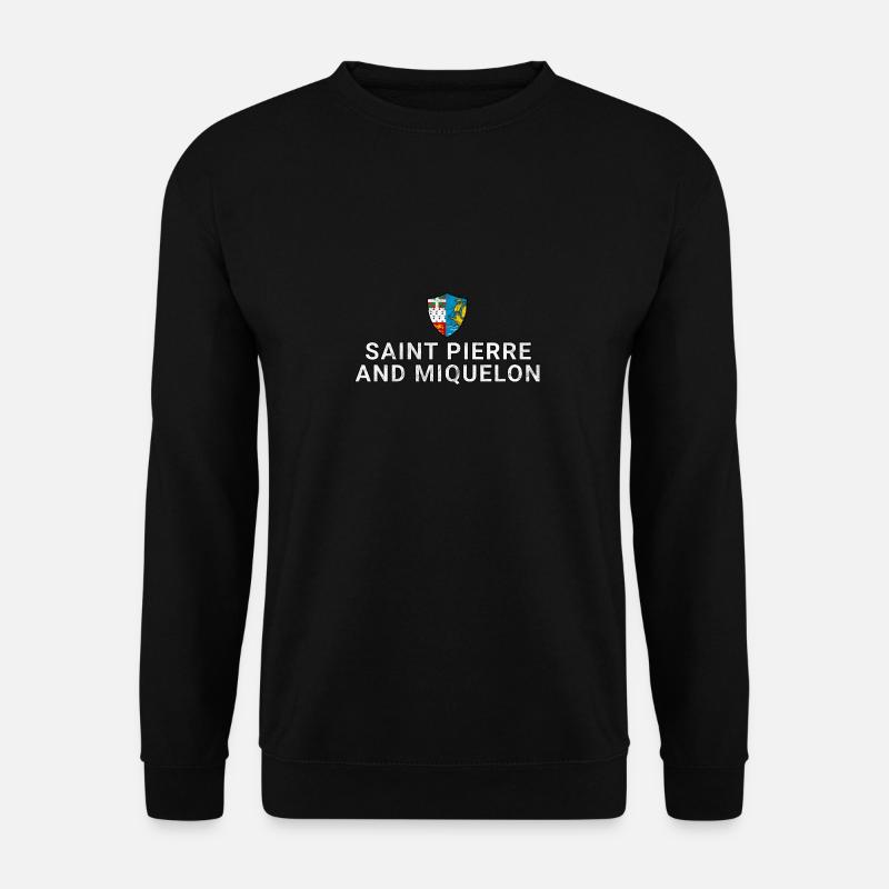 St. Pierre and Miquelon - Unisex Sweatshirt - black