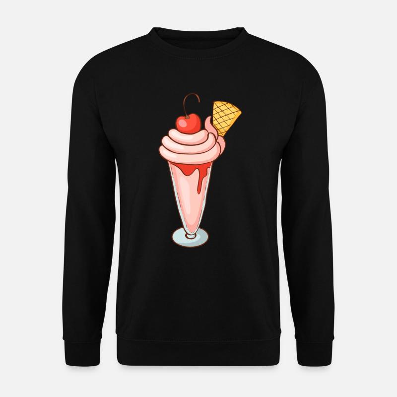 Eisbecher - Unisex Pullover - Schwarz