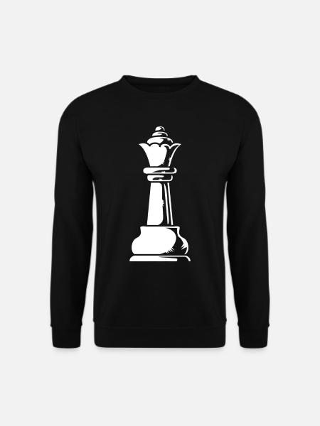 Chess Queen Chess Board - Unisex Sweatshirt - black