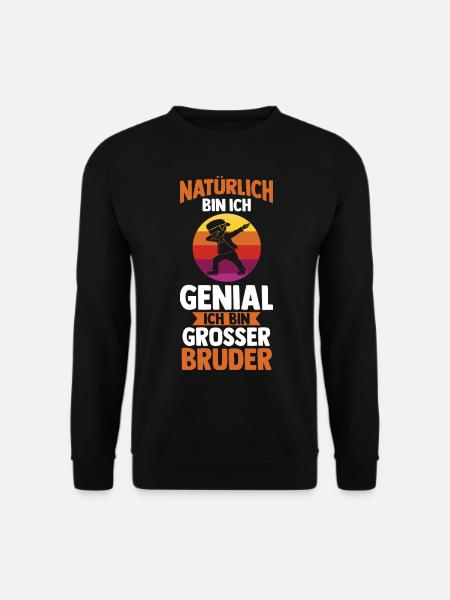 Geschwister Familie Brüder Dabbing Bruder - Unisex Pullover - Schwarz