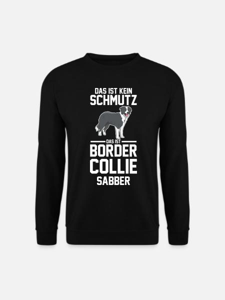 Hund Border Collie - Unisex Pullover - Schwarz