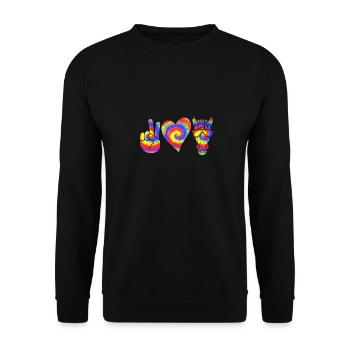 Monter à cheval - Sweat-shirt Unisexe - noir - Devant - Alina (178cm) & Michal (187cm)