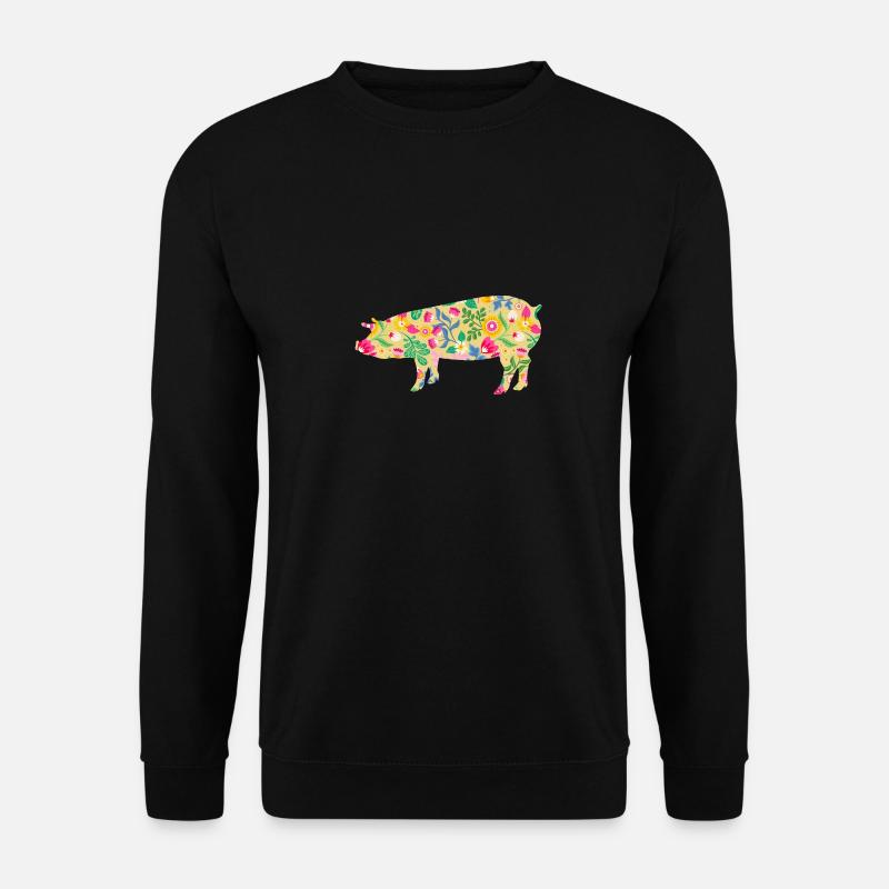Cochon - Sweat-shirt Unisexe - noir