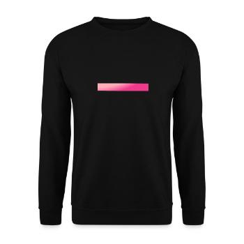 Pink Gradient Bars - Unisex Sweatshirt - black - Front - Alina (178cm) & Michal (187cm)