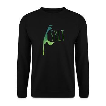 sylt - Unisex Sweatshirt - black - Front - Alina (178cm) & Michal (187cm)