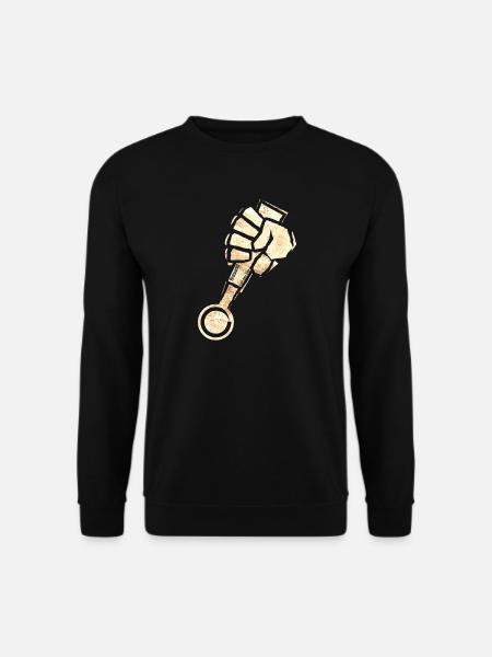 Empowerment Fist with Tap Handle - Unisex Sweatshirt - black