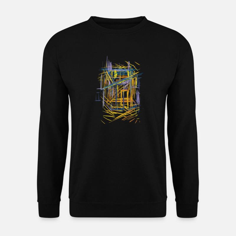 Architecture Sketch - Unisex Sweatshirt - black