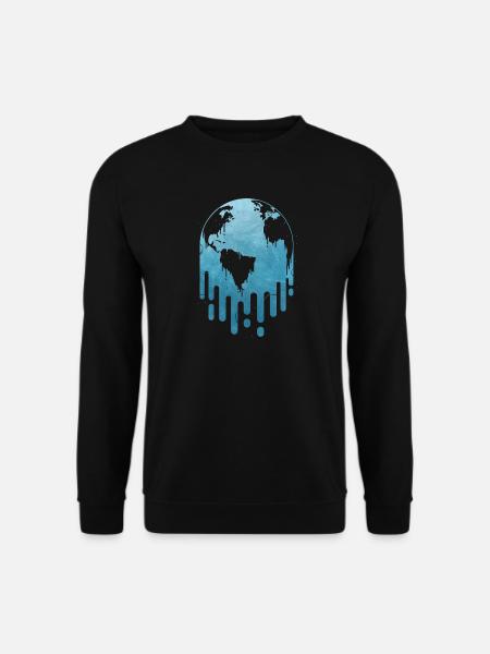 Melting - Unisex Pullover - Schwarz