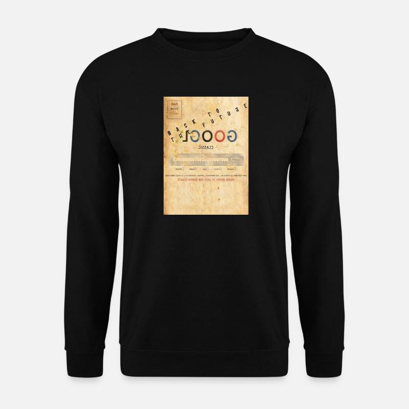 Parodie de Google Retour vers le futur - Sweat-shirt Unisexe - noir