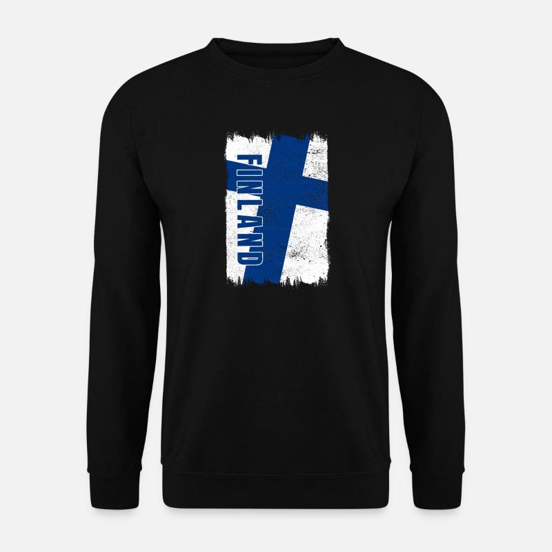 Drapeau de la Finlande - Sweat-shirt Unisexe - noir