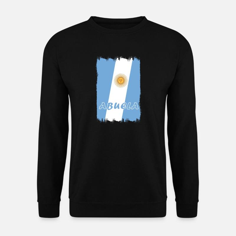 Argentinien Großmutter Design - Unisex Pullover - Schwarz