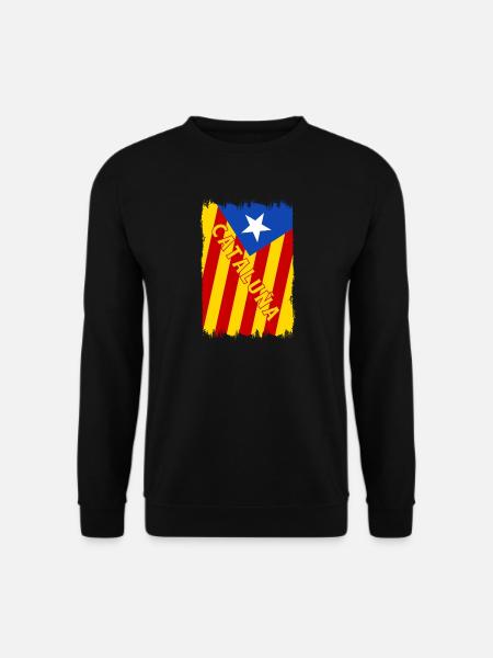 Katalonien Flaggen Design - Unisex Pullover - Schwarz