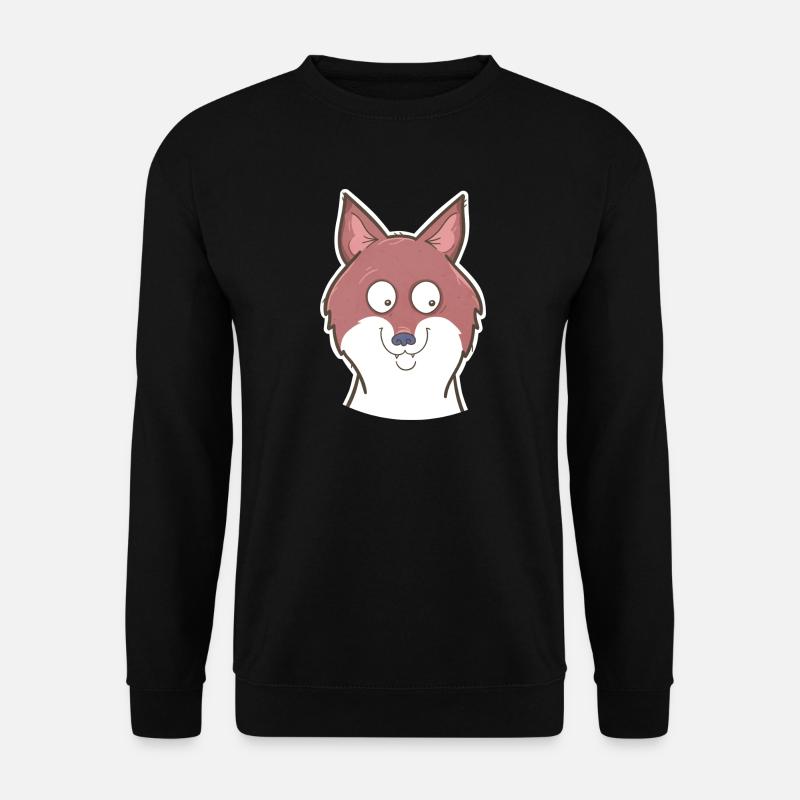 Fuchs - Unisex Pullover - Schwarz