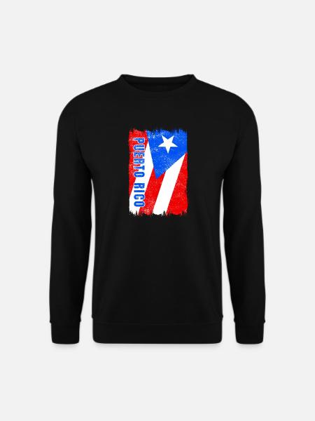 Puerto Rico flag - Unisex Sweatshirt - black
