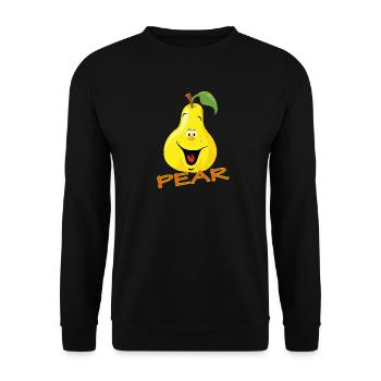 PEAR - Unisex Pullover - Schwarz - Vorne - Alina (178cm) & Michal (187cm)