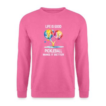Pickleball is My Therapy - Unisex Sweatshirt - pink - Front