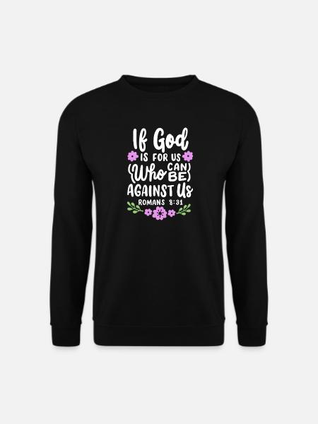 Christlicher Bibelvers Religiös - Unisex Pullover - Schwarz