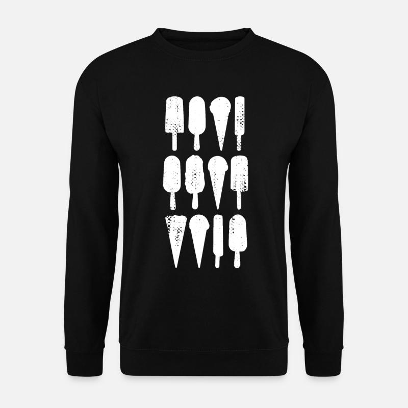 Ice cream flavors - Unisex Sweatshirt - black