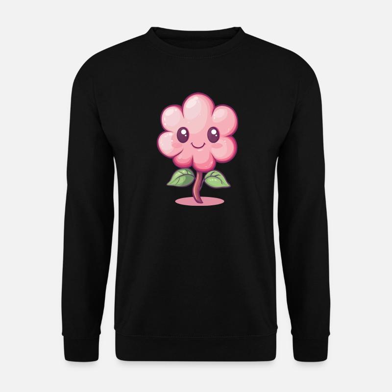 Fleur joyeuse - Sweat-shirt Unisexe - noir