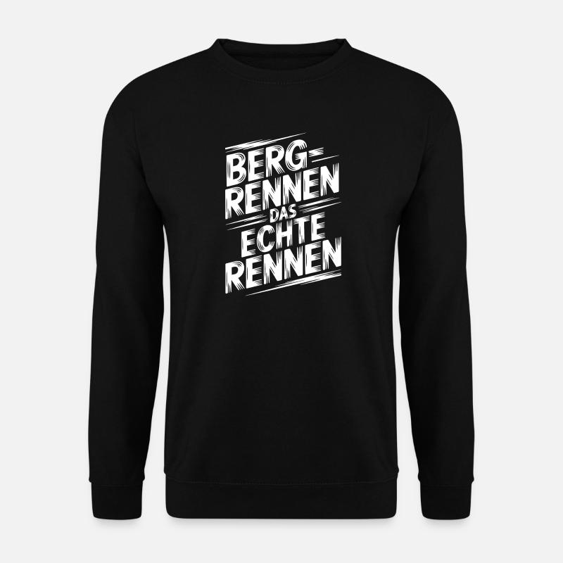 Bergrennen das echte Rennen - Unisex Pullover - Schwarz