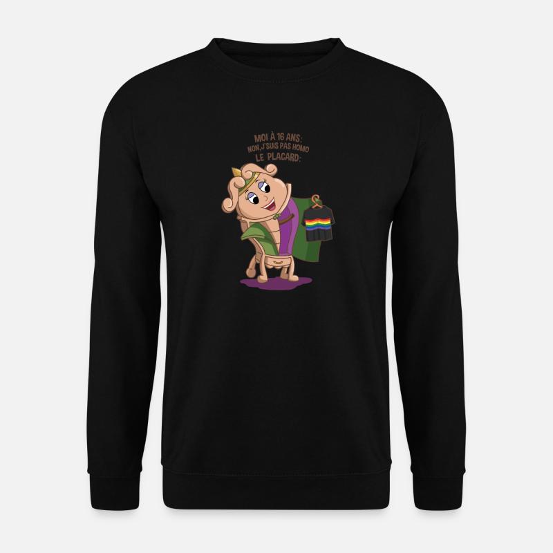 Le placard - Sweat-shirt Unisexe - noir