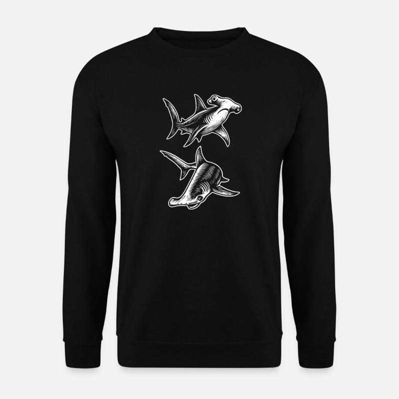 Hammerhead shark gift - Unisex Sweatshirt - black