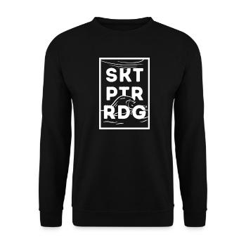 Saint-Pierre-Ording - Sweat-shirt Unisexe - noir - Devant - Alina (178cm) & Michal (187cm)