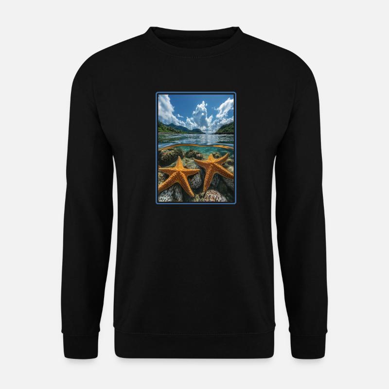 Starfish Starfish - Unisex Sweatshirt - black