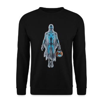 Digital Spirit - Unisex Sweatshirt - black - Front - Alina (178cm) & Michal (187cm)