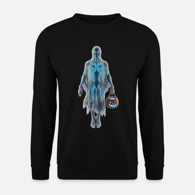 Digitaler Geist - Unisex Pullover - Schwarz