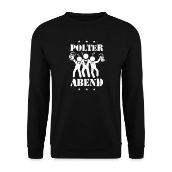 Polterabend Lustig - Unisex Pullover - Schwarz - Vorne - Alina (178cm) & Michal (187cm)