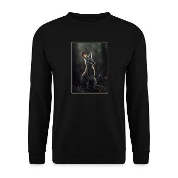Wallabies Wallaby - Sweat-shirt Unisexe - noir - Devant - Alina (178cm) & Michal (187cm)