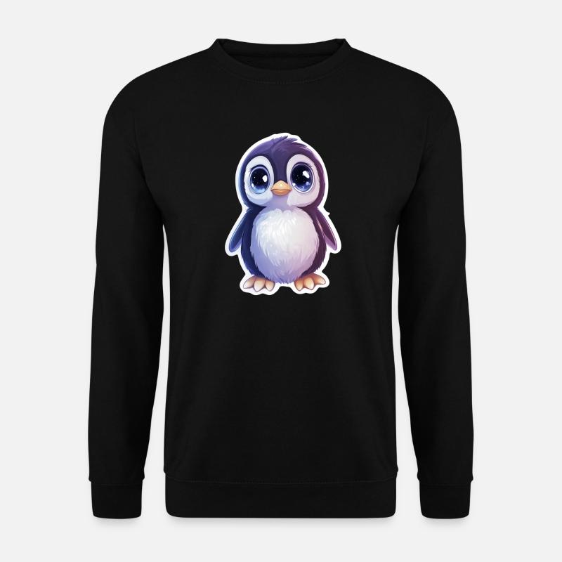 Pinguin - Unisex Pullover - Schwarz