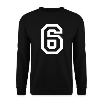 67 Minimalist Trend Design - Unisex Sweatshirt - black - Front - Alina (178cm) & Michal (187cm)