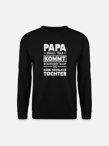Funny Father's Day Gift Dad Beer - Unisex Sweatshirt - black