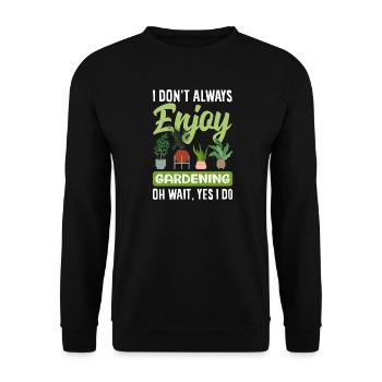 Garten- Und Pflanzenliebhaber Geschenke - Unisex Pullover - Schwarz - Vorne - Alina (178cm) & Michal (187cm)