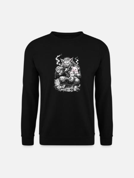 Inner couch potato - Unisex Sweatshirt - black