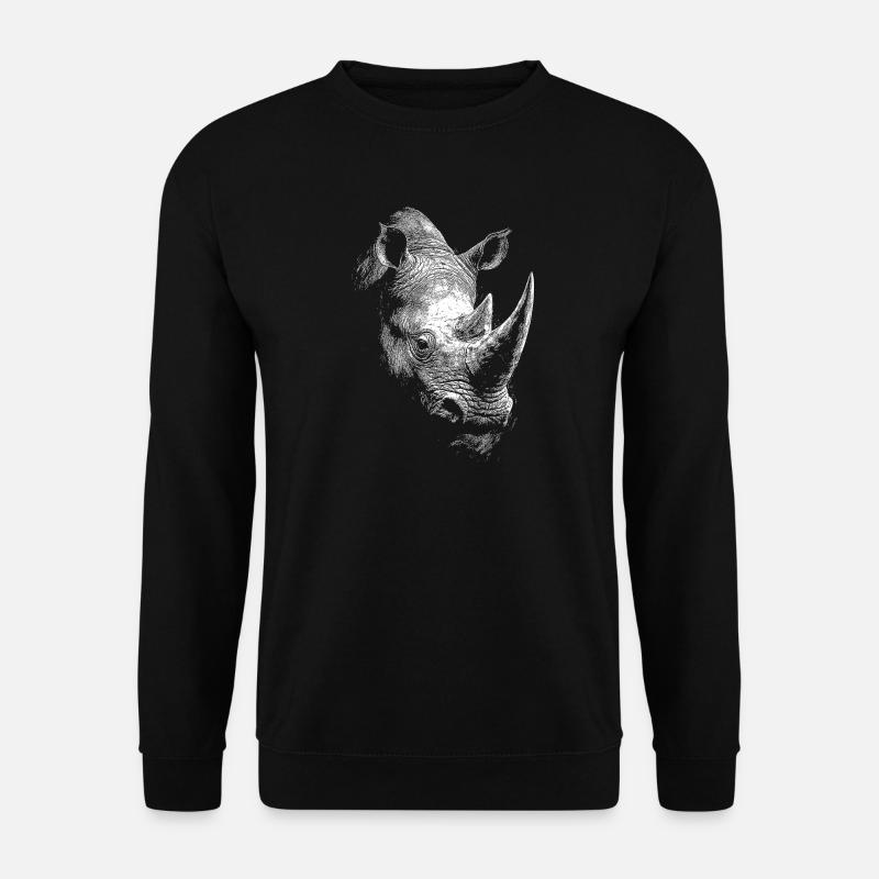 Nashorn - Unisex Pullover - Schwarz