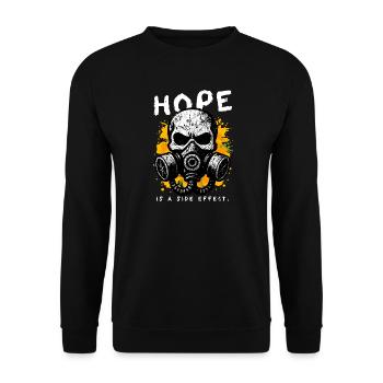 Hope Side Effect - Unisex Sweatshirt - black - Front - Alina (178cm) & Michal (187cm)