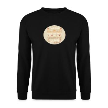 Du_musst_nichts_besonderes_tun-_um_besonders_zu - Unisex Pullover - Schwarz - Vorne - Alina (178cm) & Michal (187cm)