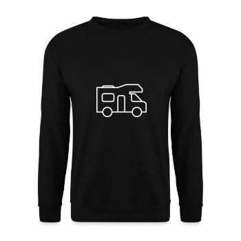 Campeur - Sweat-shirt Unisexe - noir - Devant - Alina (178cm) & Michal (187cm)