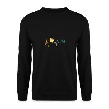 Turkey - Unisex Sweatshirt - black - Front - Alina (178cm) & Michal (187cm)