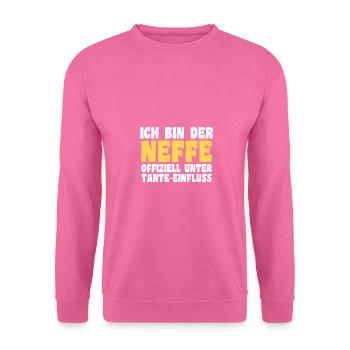 Familienmotiv Neffe - Unisex Pullover - Pink - Vorne