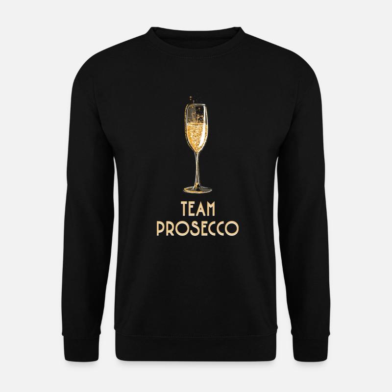 und Prosecco - Team Prosecco - Unisex Pullover - Schwarz